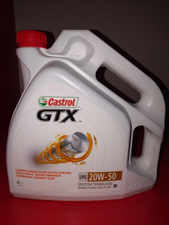 MOTOR YAĞ CASTROL GTX 20W50 4 LİTRE