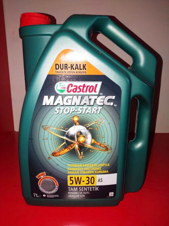 MOTOR YAĞ CASTROL MAGNATEC 5W30 7 LİTRE DUR KALK STAR STOP